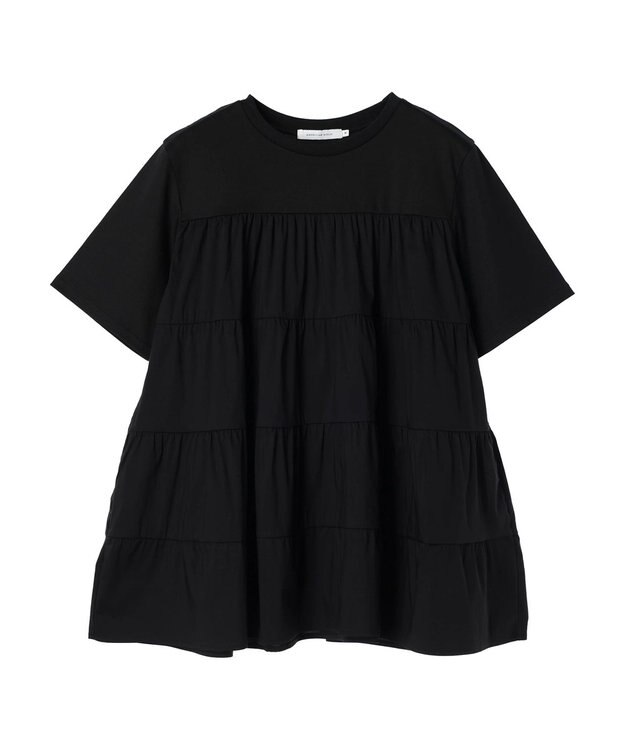 AMERICAN HOLIC ティアードカットチュニック Black