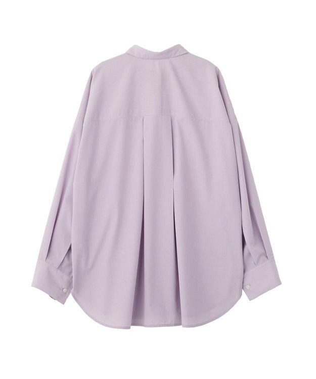 Green Parks イージーケア抜け衿シャツ Purple