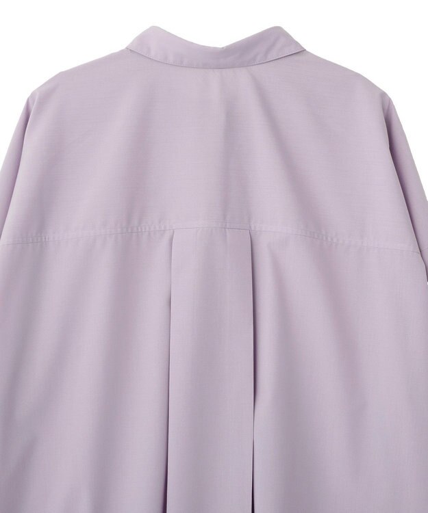 Green Parks イージーケア抜け衿シャツ Purple