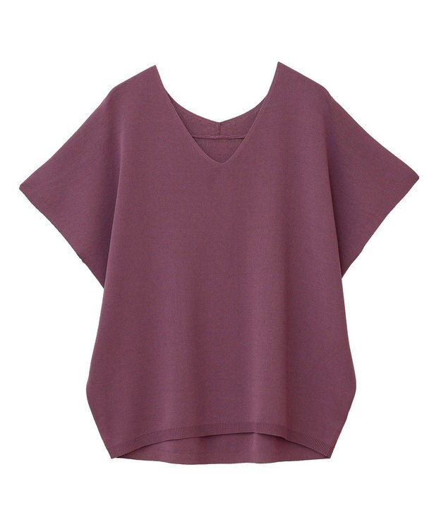 YECCA VECCA Vネックドルマンニット Camel