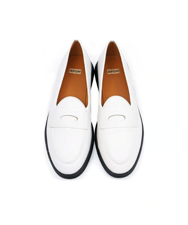 APOM ベルジャンシューズ 20 ホワイト