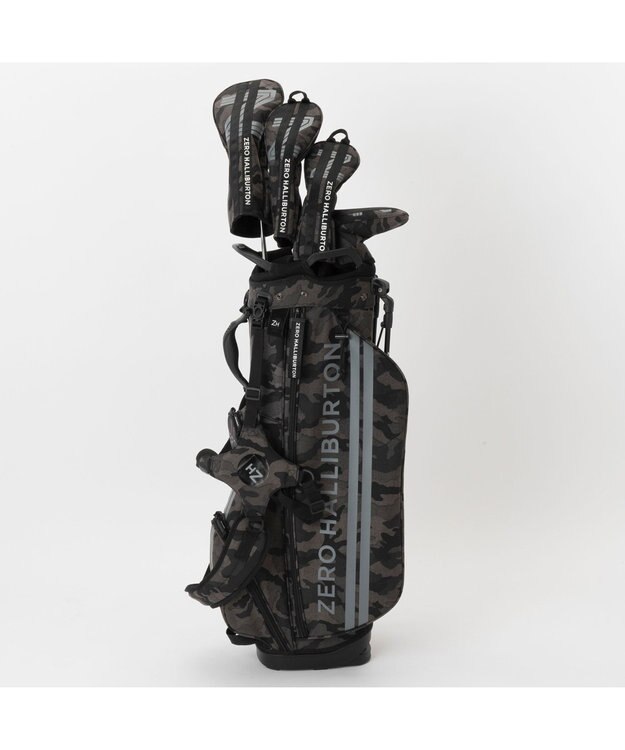 ZERO HALLIBURTON コーデュラスタンドバッグ 82052 ブラックカモ柄