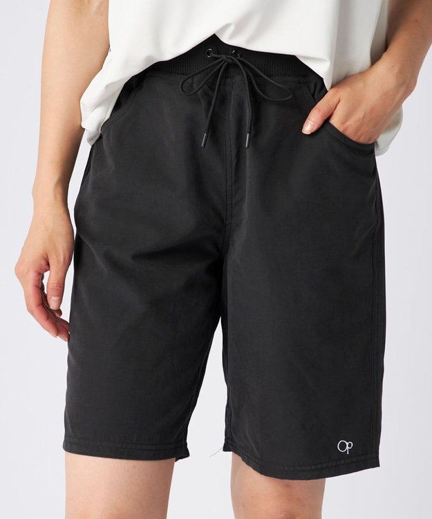 OP／FILA 【Ocean Pacific】ミドル丈ボードショーツ ブラック