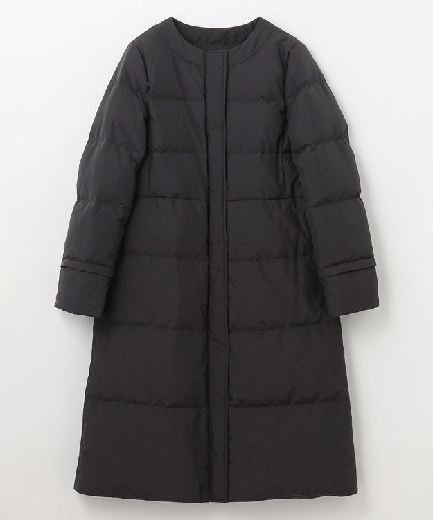 GRACE CONTINENTAL ファーパーツ付ロングダウン ブラック