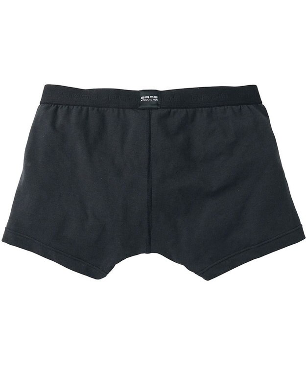 WACOAL MEN ボクサーパンツ オーガニック綿混(本体) フロント快適設計 肌あたり軽減設計 前閉じ 下着 GT3430 /ブロス バイ ワコールメン ブラック
