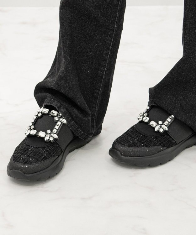 Bridget Birkin 【Bridget Birkin】バックルスニーカー ブラック