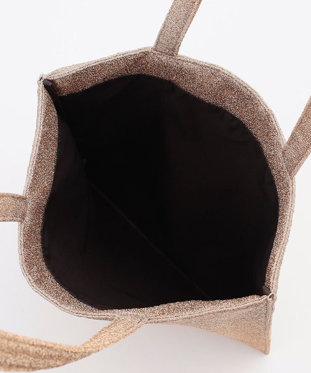 ANY SIS ラメサブトート バッグ ベージュ