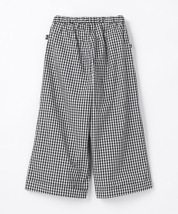 組曲 KIDS 【150-160cm】ギンガム パンツ ブラック系3
