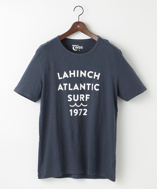 JOSEPH ABBOUD MOUNTAIN 【SPACE・オーガニックコットン】ロゴＴシャツ ネイビー系