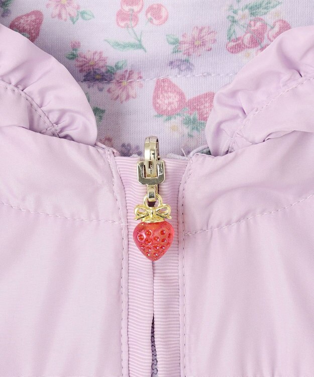 ANY KIDS 【チェリーベリーシリーズ】シャカシャカ リバーシ ブルゾン ラベンダー