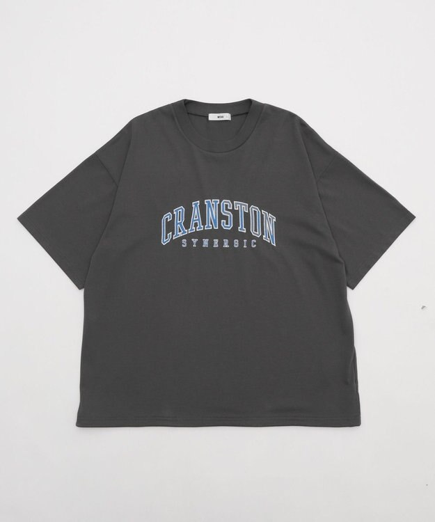 WEGO 【接触冷感/ユニセックス着用ITEM】カレッジロゴグラフィックT（SS） スミクロ