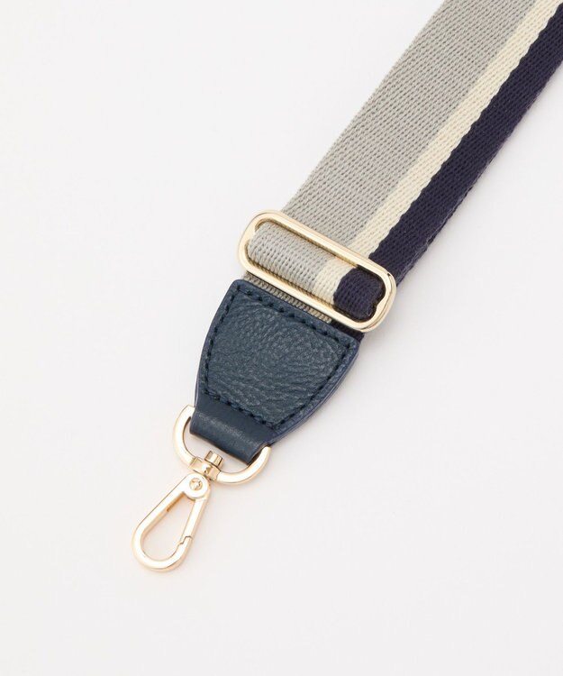 russet アレンジショルダーベルト【アイビーテープ】(CE-1146) Navy/Gray