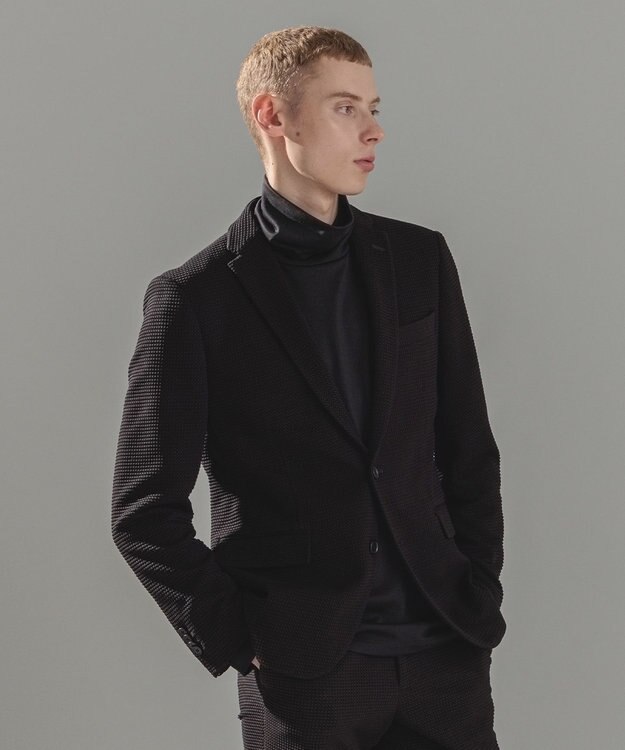 JOSEPH HOMME 【オリジナル素材】ライトタックジャージー　 ジャケット＜裏地付き＞ ブラック系