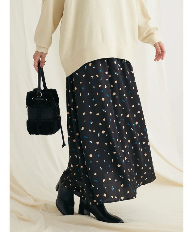 CRAFT STANDARD BOUTIQUE 柄マーメイドスカート Small Flower