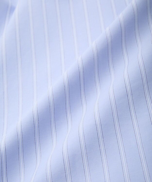 AMERICAN HOLIC 【花粉防止】【イージーケア】ベーシックシャツ Stripe Blue