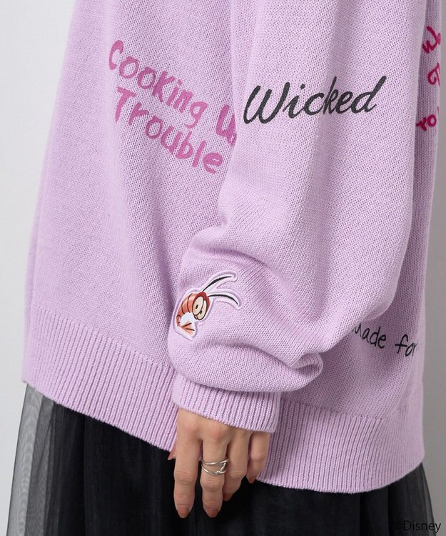 earth music&ecology Ｖｉｌｌａｉｎｓ　アースラ／ニットカーディガン Purple