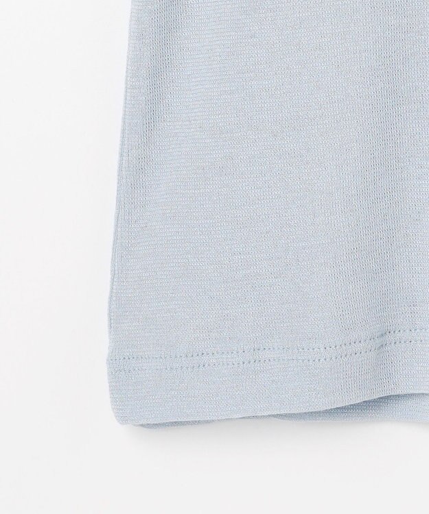 J.PRESS LADIES S タートルジャージー カットソー サックスラメ系