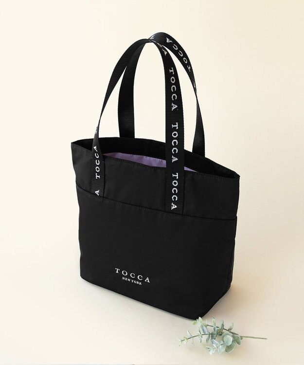 TOCCA 【WEB＆一部店舗限定】CIELO LOGO TOTE トートバッグ ブラック系