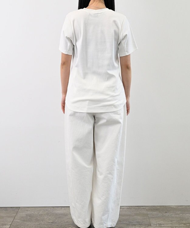 FORFORMO Fraise Print T-shirt-A フライスプリントTシャツ ホワイト