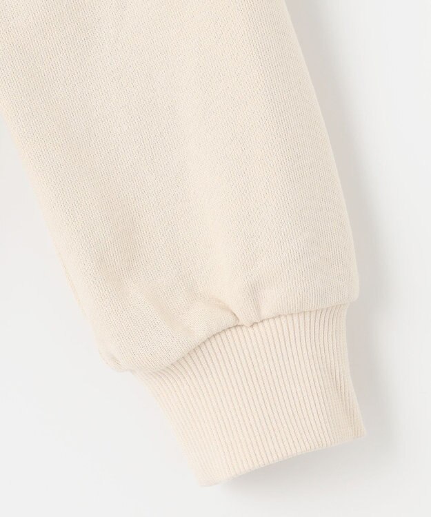 ANY KIDS 袖フリル ロゴ トレーナー エクリュ