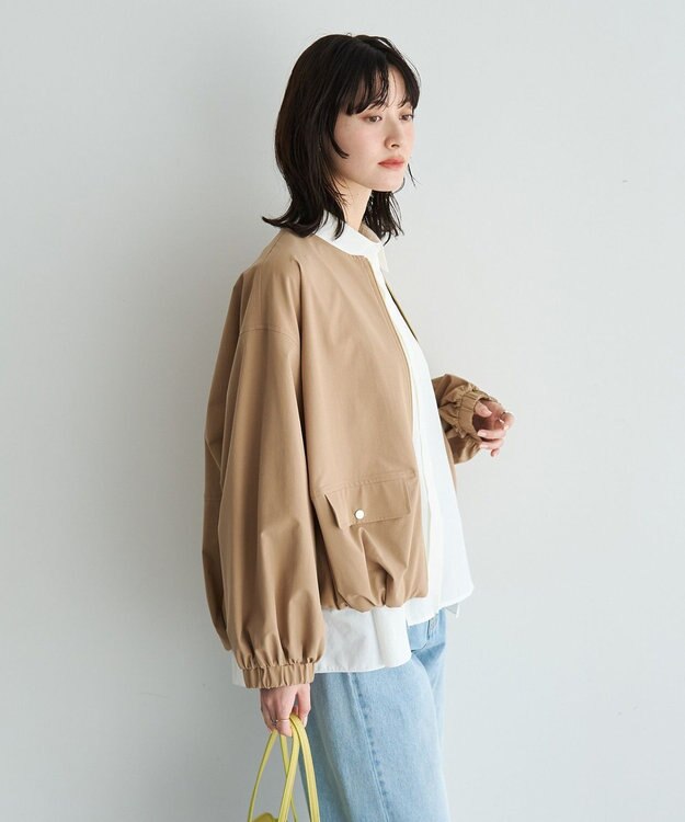 YECCA VECCA [撥水]バルーンブルゾン Beige