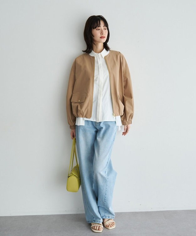 YECCA VECCA [撥水]バルーンブルゾン Beige