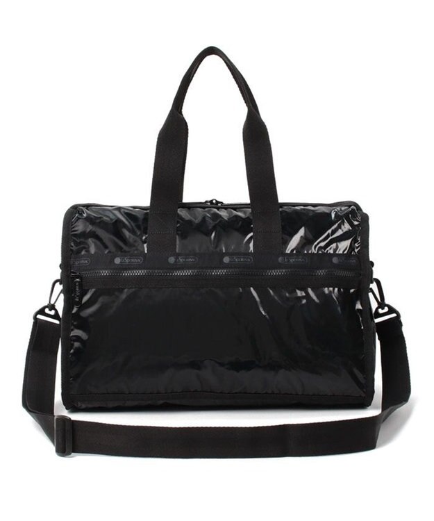 LeSportsac DELUXE MED WEEKENDER/ブラックシャイン ブラックシャイン