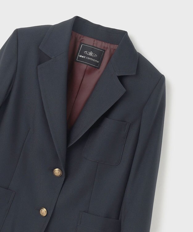 GRACE CONTINENTAL ブレザージャケット ネイビー
