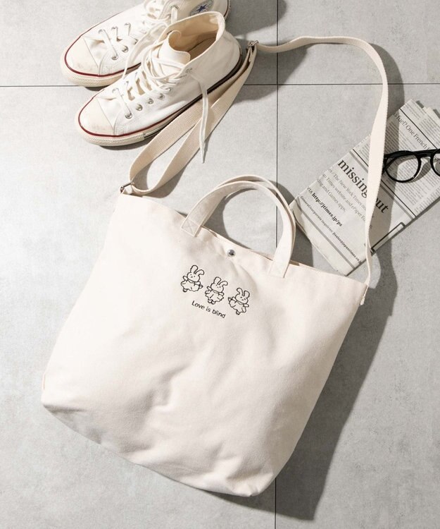 WEGO 2wayキャンバストート 柄16