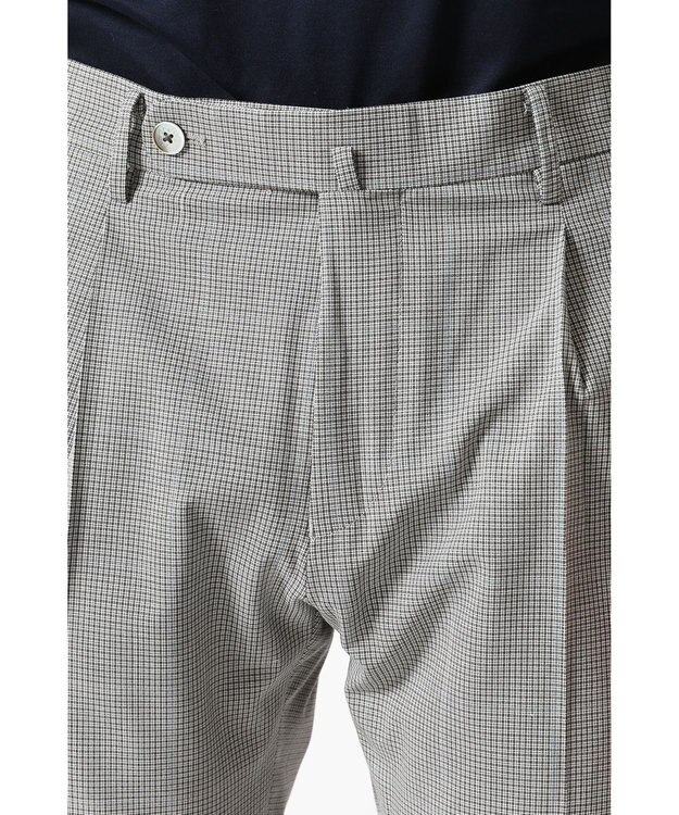 DAKS ストレッチテーパードパンツ グレー
