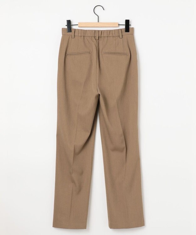 SHARE PARK LADIES 【洗える】TRストレートパンツ ブラウン