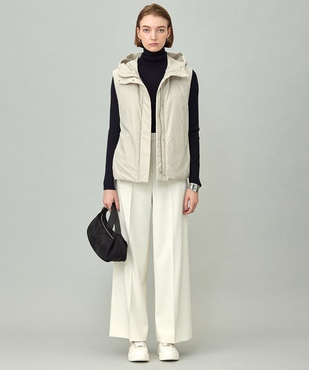 ICB 【撥水加工】ADSダウン フーデット ベスト トープ系