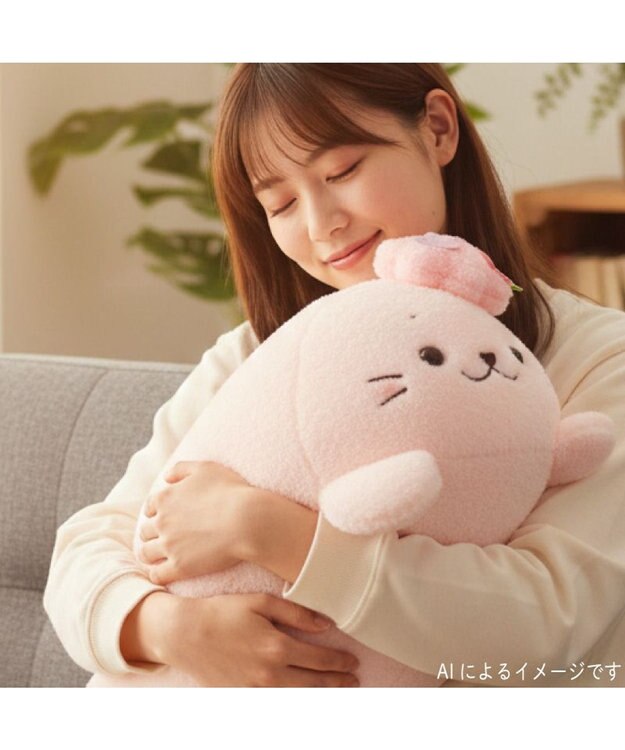 Mother garden しろたん 桜メルティ 抱き枕 55cm 0