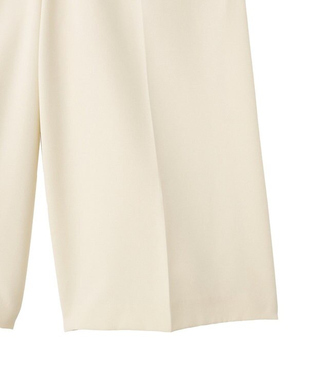 YECCA VECCA ベルトSETクロップド丈パンツ Ivory