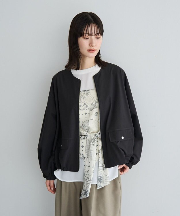 YECCA VECCA [撥水]バルーンブルゾン Beige