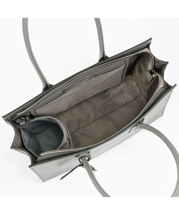 ACE BAGS & LUGGAGE W&.Day/Night スムーク トートバッグ A4サイズ 19192 ダブルアンドデイナイト ダークグレー