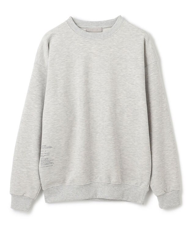 UNFILO MENS 【男女兼用】グラフィックプリント スウェットTEE [24年秋冬商品] グレー(サイドプリント)