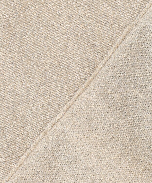 ANY 【洗濯機可/UVケア】ラメニットドルマンプルオーバー ベージュラメ