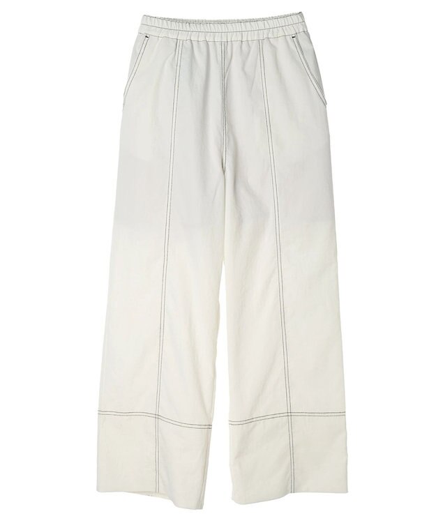 Green Parks ・ＳＵＧＡＲ　ＳＰＯＯＮ　配色ｓｔイージーパンツ Ivory