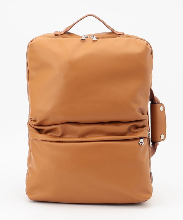 UNBILLION Otias スムースタイプ合皮ビジカジ３WAYバッグ キャメル