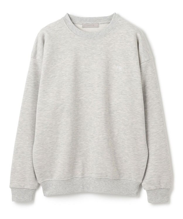 UNFILO MENS 【男女兼用】グラフィックプリント スウェットTEE [24年秋冬商品] グレー(バックプリント)