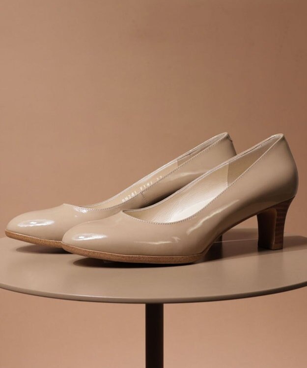 REGAL FOOT COMMUNITY 【リーガルレディース】F14J プレーンパンプス パンプス ベージュエナメル