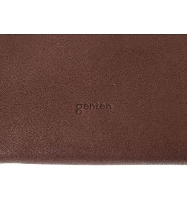 genten gソフト2 二つ折り財布 ノウチャ