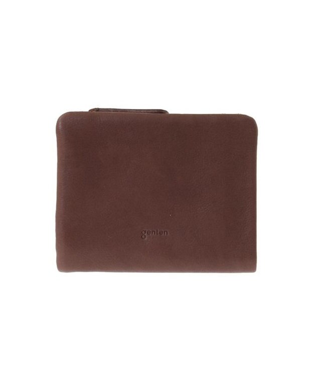 genten gソフト2 二つ折り財布 ノウチャ