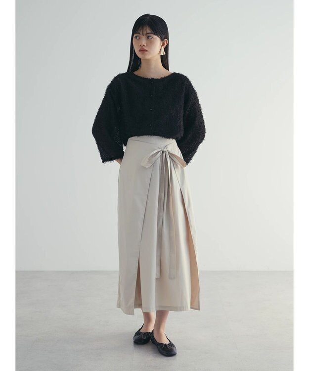 Green Parks armonia．ラップスカート Ivory