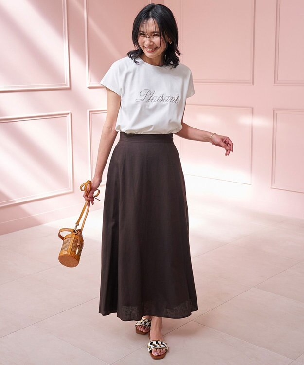 UNFILO 【新色追加】BEAUTY FORM-Tコットン ロゴフレンチT オフ