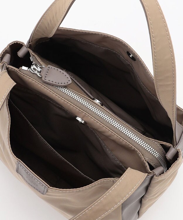 Y'SACCS スクエアすっきりトート Sサイズ ベージュ