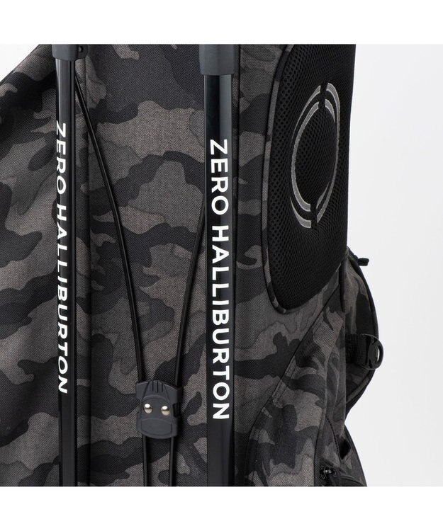 ZERO HALLIBURTON コーデュラスタンドバッグ 82052 ブラックカモ柄