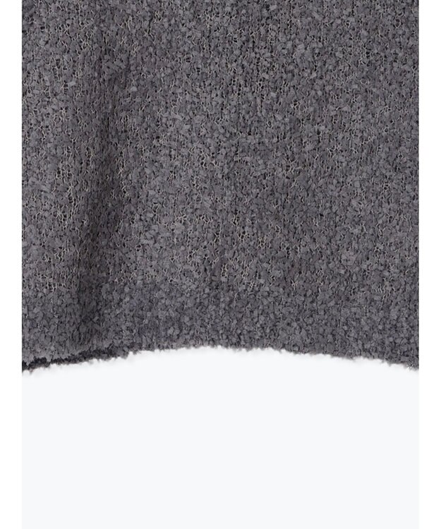 Te chichi テープヤーン前後2WAY5分袖カーディガン グレー