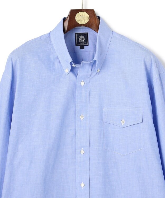 J.PRESS MEN 【J.PRESS ORIGINALS】American Pin Head Shirt / B.D. / Baggy-Fit サックスブルー系